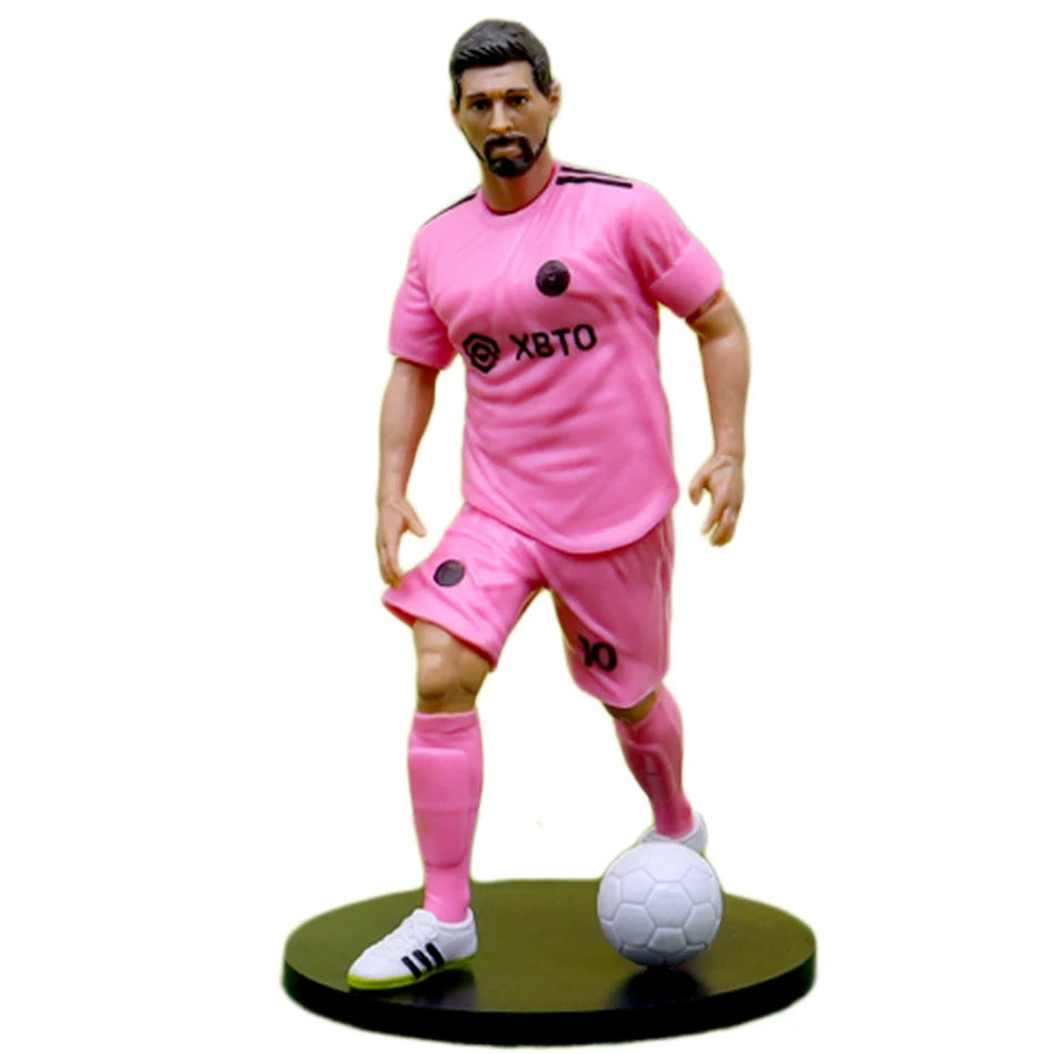 C.Ronaldo Messi Mbappe star of football figurines, fan supplies, and souvenirs for Real Madrid and Barcelona