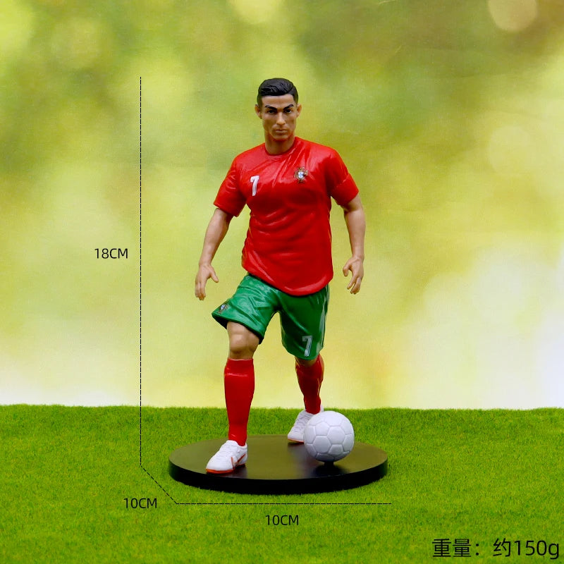 C.Ronaldo Messi Mbappe star of football figurines, fan supplies, and souvenirs for Real Madrid and Barcelona