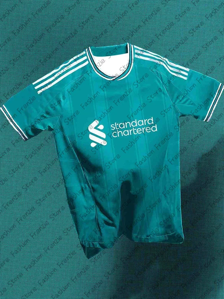 24/25 Men's Sport T-shirt Liverpool Vintage Design Edition Football Jersey Fashion Sports Jerseys Casual Women Kids Tshirt Tops