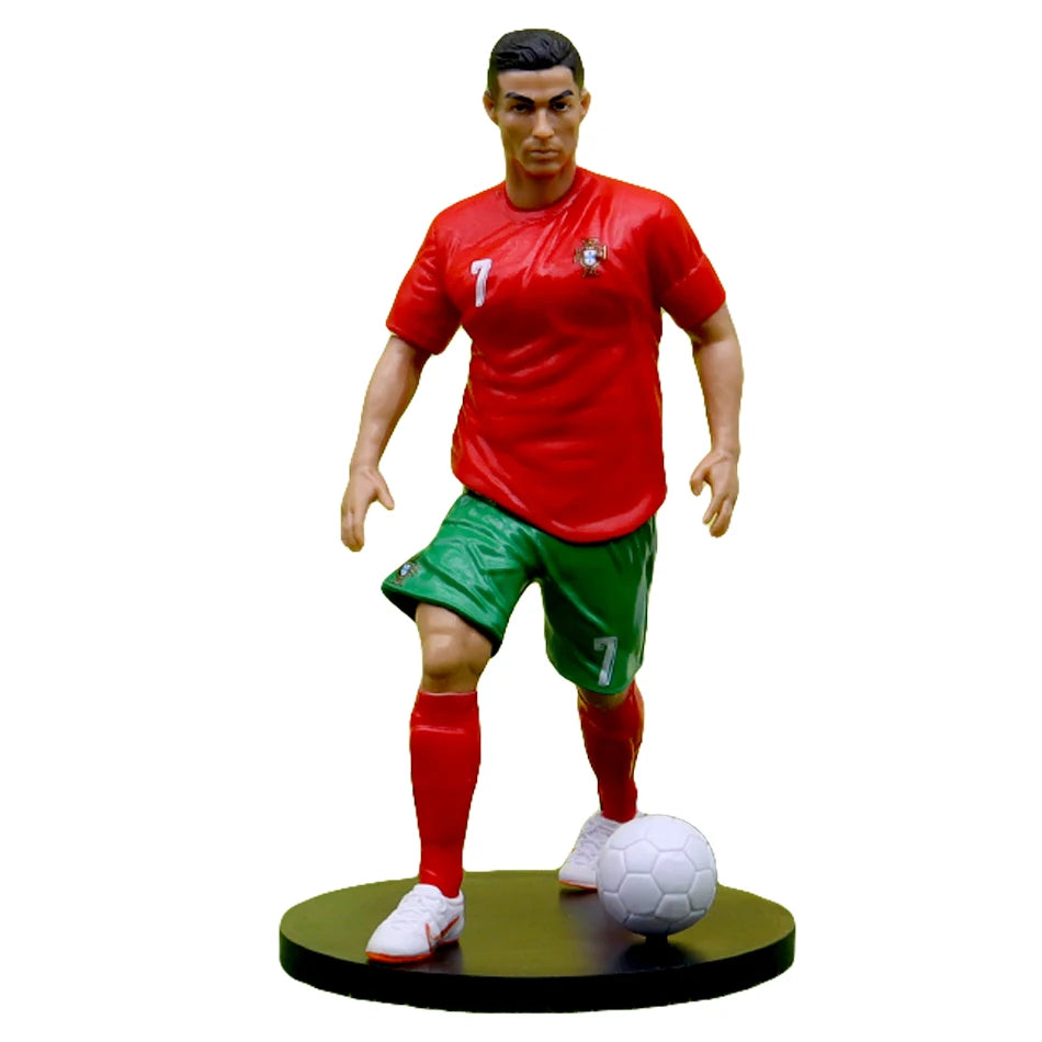 C.Ronaldo Messi Mbappe star of football figurines, fan supplies, and souvenirs for Real Madrid and Barcelona