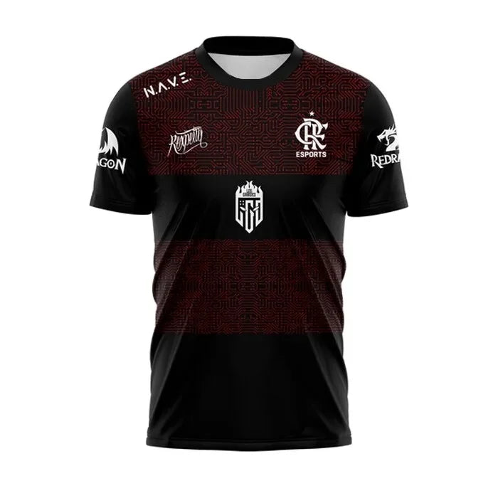 Jersey Uniforme Flamengo Los Grandes  Manto Da LGD 2025 New in Fashionable Casual Quick-drying Clothes Training T-shirt