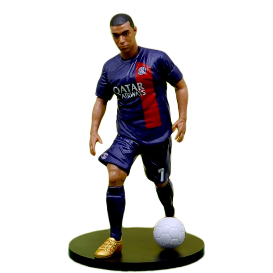C.Ronaldo Messi Mbappe star of football figurines, fan supplies, and souvenirs for Real Madrid and Barcelona