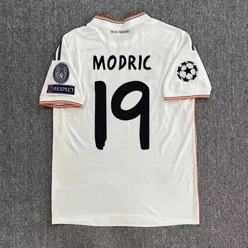 Classic Retro 2013_2014 Real Madrid Home football jersey 3d Printing Breathable Comfortable Outdoor Sports Training Short Sleeve
