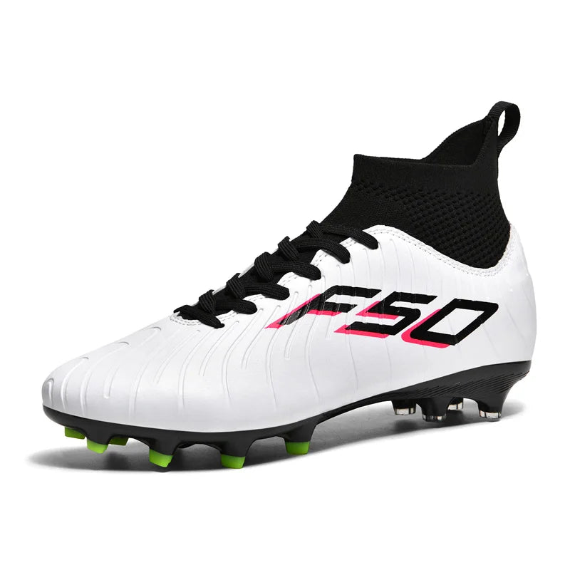 Professional Soccer Shoes Football Boots Unisex Studded Society Turf Cleats Adults TF/FG Training High-Quality Non-Slip Sneakers