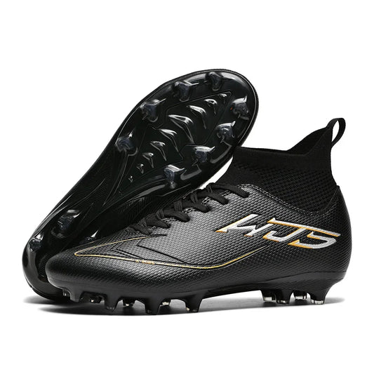 Professional Soccer Shoes Men Outdoor High-Top Sports Football Boots Boots Ag/Fg Long Spikes Artificial Grass Training Match