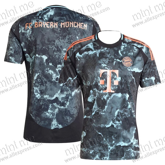 2025 Summer Hot-selling Bayern Munich Away Jersey Outdoor Leisure Training Breathable Quick-drying T-shirt Fan Fashion Top