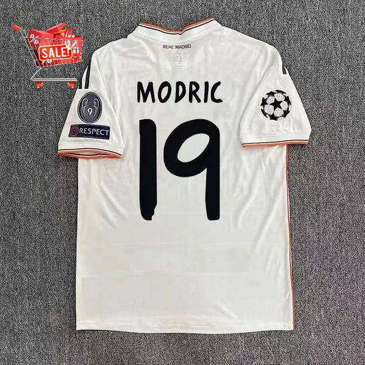 Classic Retro 2013_2014 Real Madrid Home football jersey 3d Printing Breathable Comfortable Outdoor Sports Training Short Sleeve