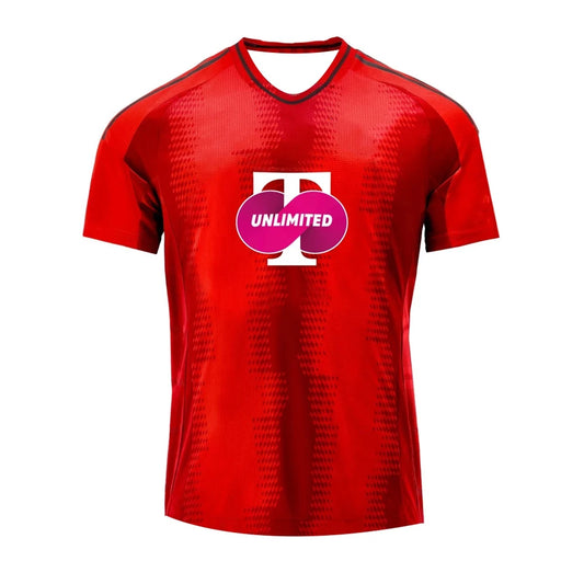 2025 Mens Bayern Home V2 Short Sleeve Football Shirt Oversized Training Soccer Uniform Motorcycle Quick-Dry Breathable Jersey