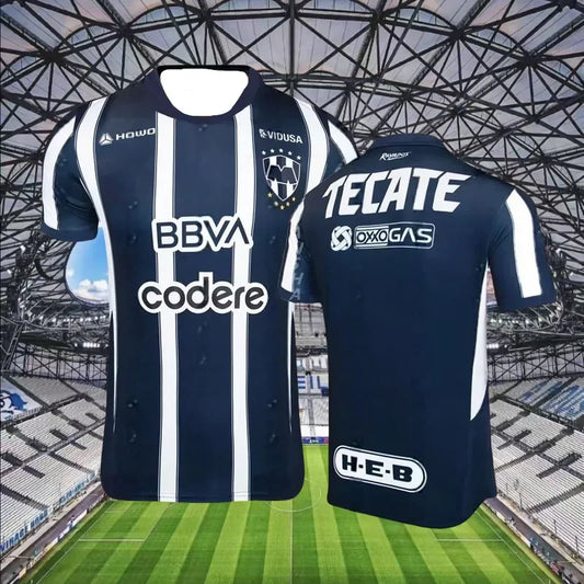 2025 Arrive Style Rayados Monterrey Home Football Jerseys Men Women Daily Sports 3DT-Shirt Breathable T-Shirt Fashion Top
