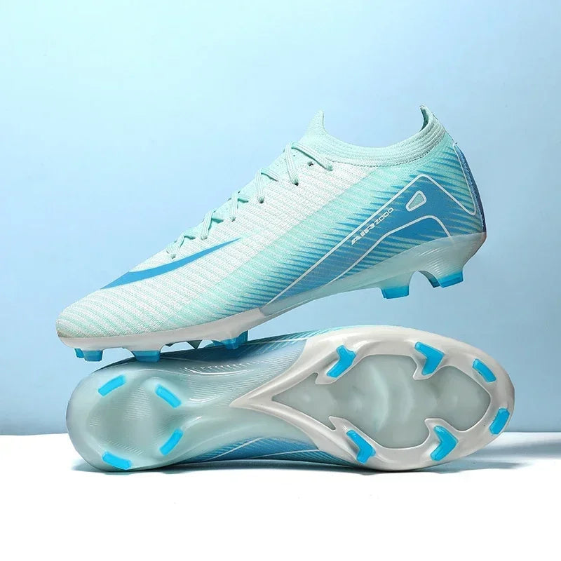 Men Women Football Boots Unisex Wholesale Ultralight Breathable Drop Shipping Indoor Futsal Soccer Shoes Professional Training