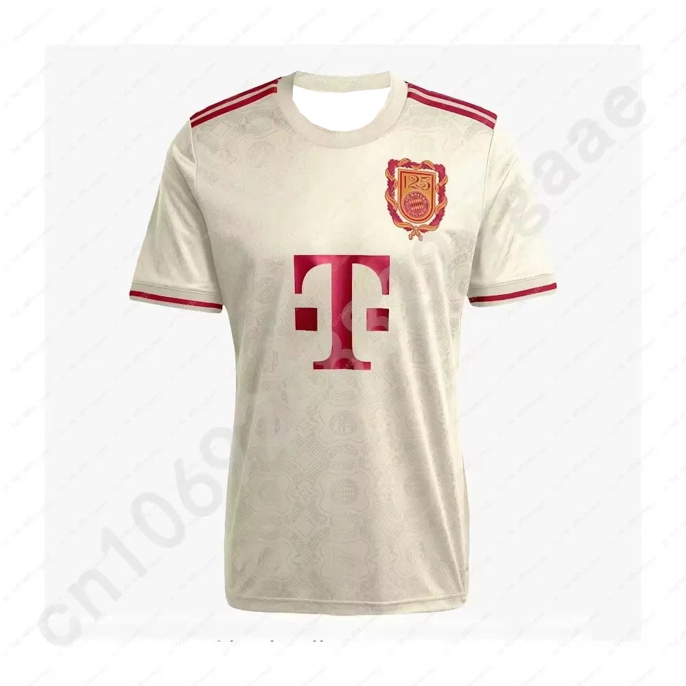 2025 Munich Children's Men's and Women's Adult Children's Football Jersey Bayern 125th Anniversary Game Team Quick-drying Top