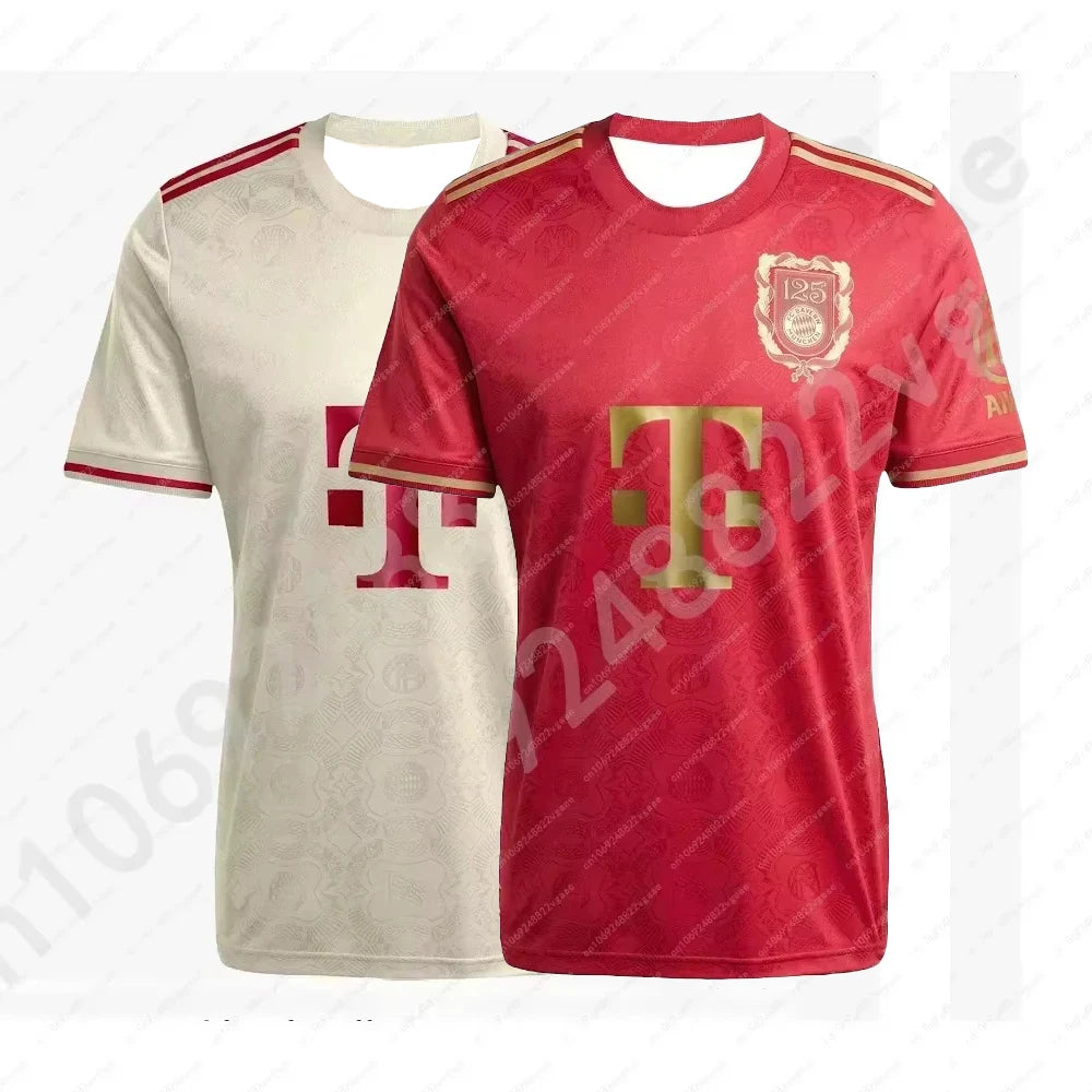 2025 Munich Children's Men's and Women's Adult Children's Football Jersey Bayern 125th Anniversary Game Team Quick-drying Top