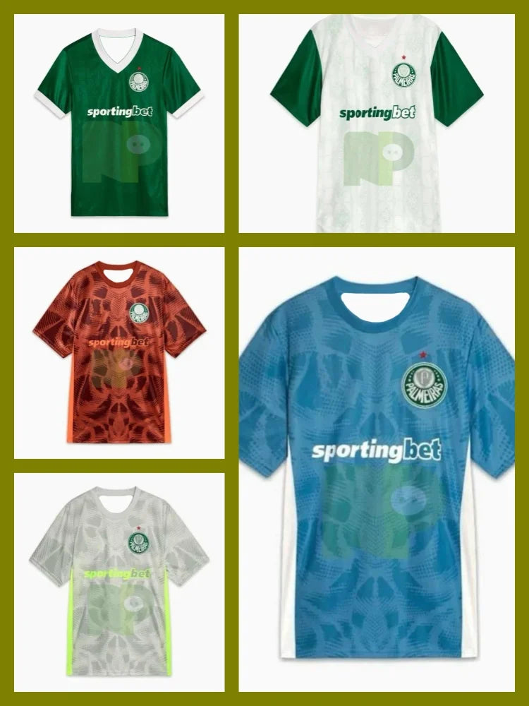 2025 New Arrive Style Palmeiras Home Football Jersey Man Women Daily Outdoor Sport T-Shirt Comfort Breathable Tee 3D Fashion Top