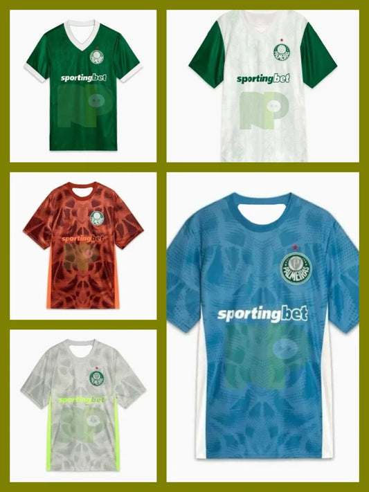 2025 New Arrive Style Palmeiras Home Football Jersey Man Women Daily Outdoor Sport T-Shirt Comfort Breathable Tee 3D Fashion Top