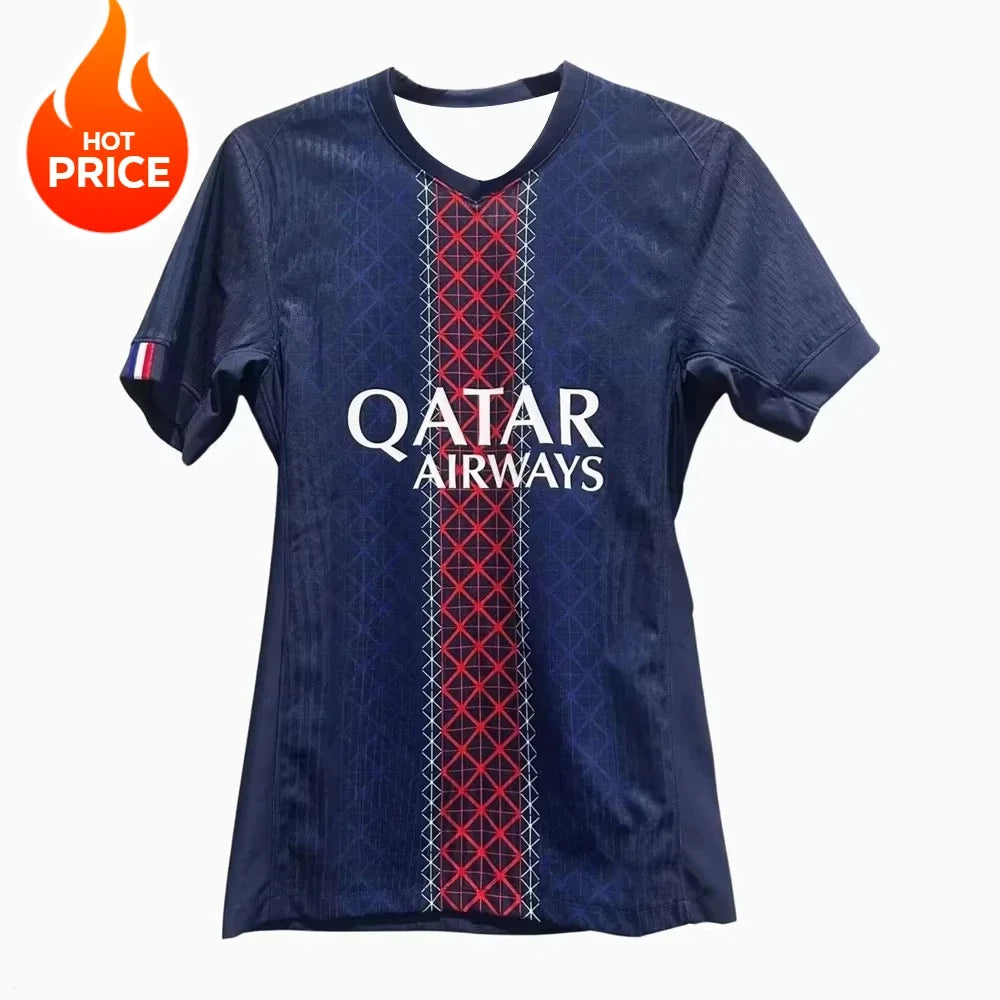 New PSG 25-26 Home Football Jersey Special Edition Men Women Kids T-Shirts Sports Outdoor Training Breathable Quick Dry Clothes