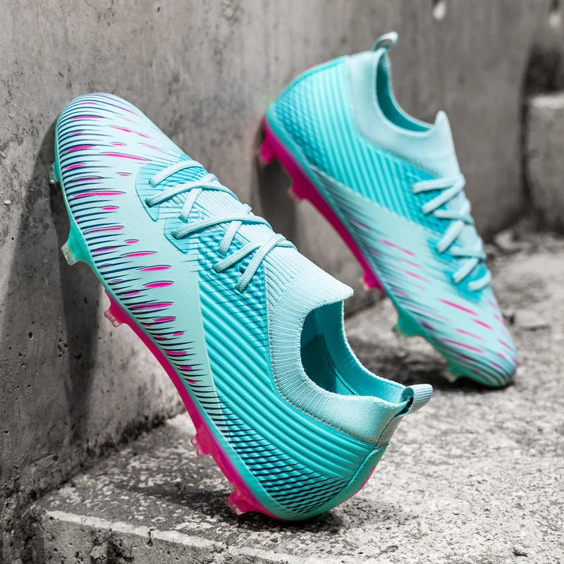 New Men’s Professional Soccer Shoes Women Football Boots Studded Society Turf Cleats Adults TF/FG Training High-Quality Sneakers