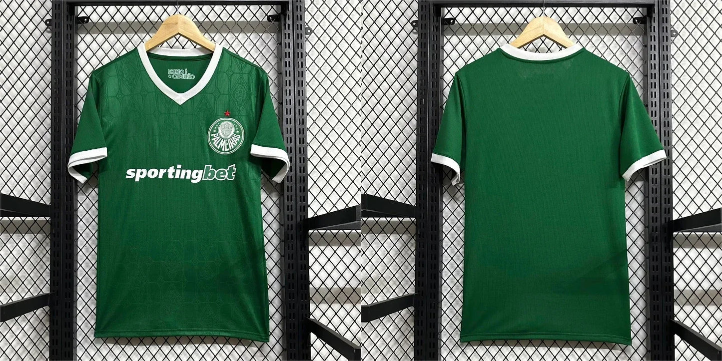 2025 2026 Palmeiras Home Football T-Shirt Arrivals Enjoy Freedom 48 Print Round Neck Short Sleeve Mesh Sports Football Jersey
