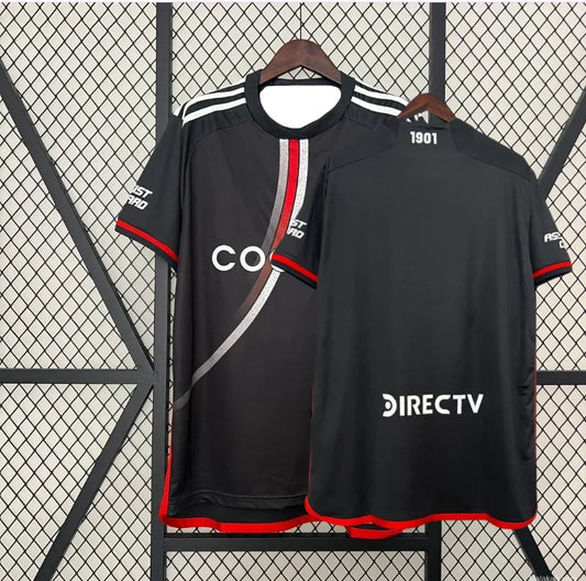 2025 Selling Football Jersey Series River Plate Team Uniform Adult and Children's Sportswear Loose Sports Short Sleeved T-shirt