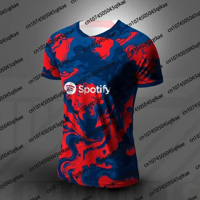 24/25 New Arrival Special Football Jersey Barcelona Soccer Training Uniform Breathable Oversize Unisex Fans 3D T-shirt Tops