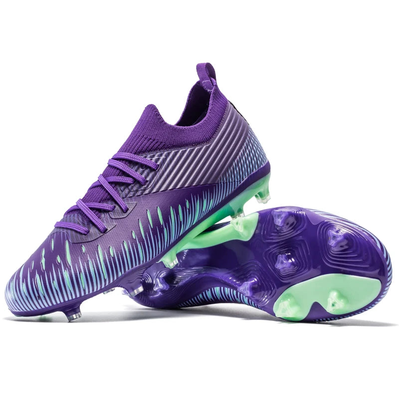 New Men’s Professional Soccer Shoes Women Football Boots Studded Society Turf Cleats Adults TF/FG Training High-Quality Sneakers