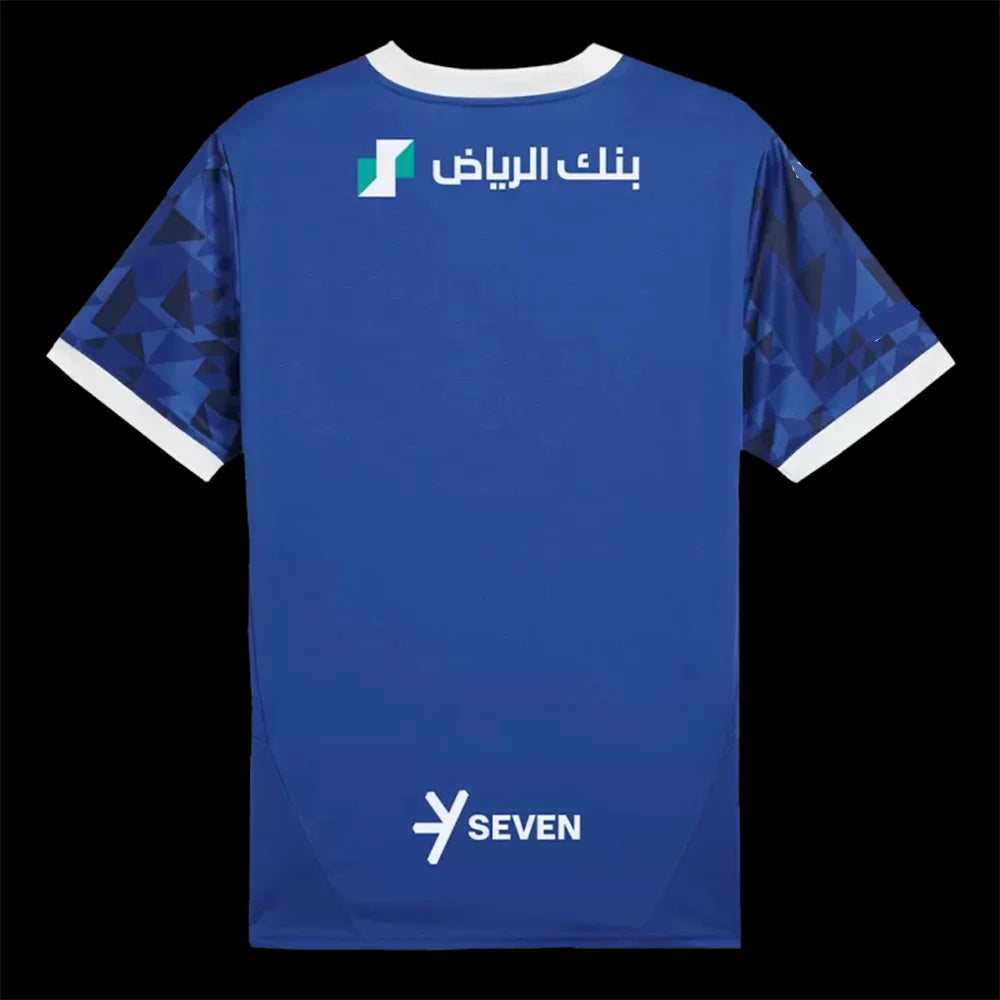 Al-hilal SFC Home Football Jersey 2024 Short-sleeved Quick-drying Sweat-absorbing Letter Print Men's And Women's T-shirt Tops