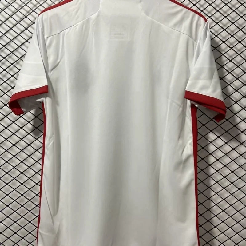 Flamengo 2025 away white football jersey, match sports training suit, sports T-shirt, 3D printed, breathable and comfortable