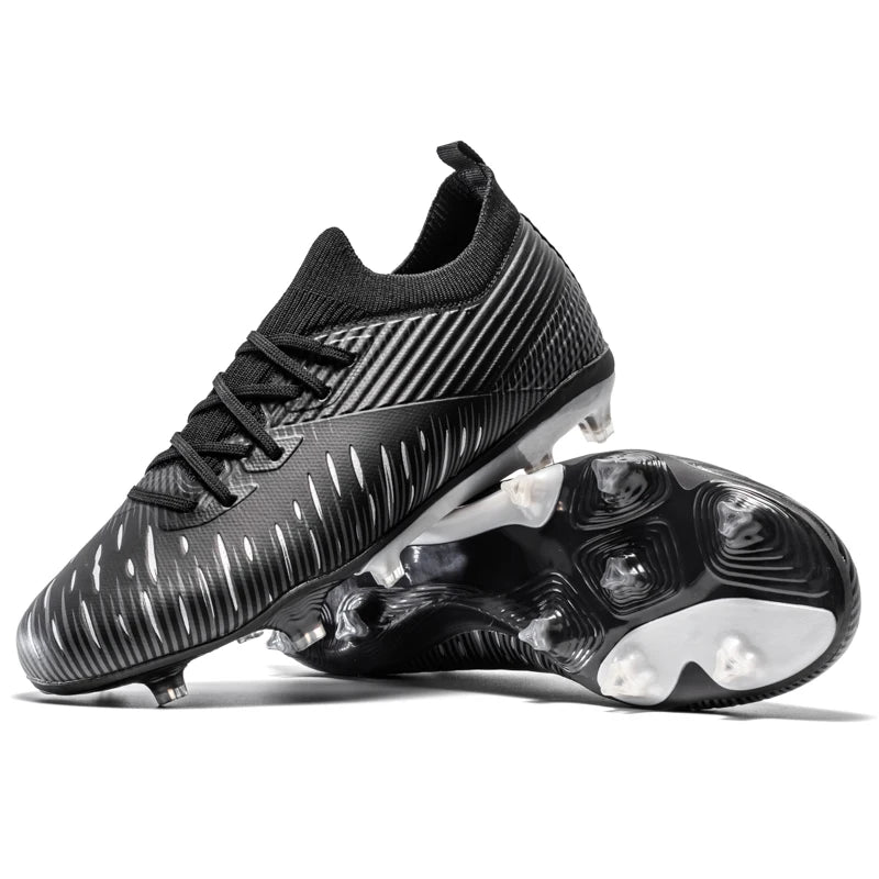 New Men’s Professional Soccer Shoes Women Football Boots Studded Society Turf Cleats Adults TF/FG Training High-Quality Sneakers