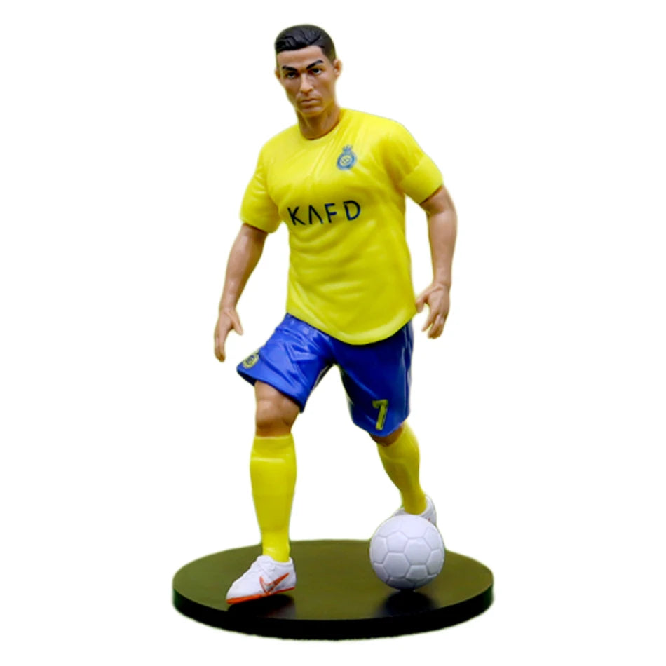 C.Ronaldo Messi Mbappe star of football figurines, fan supplies, and souvenirs for Real Madrid and Barcelona