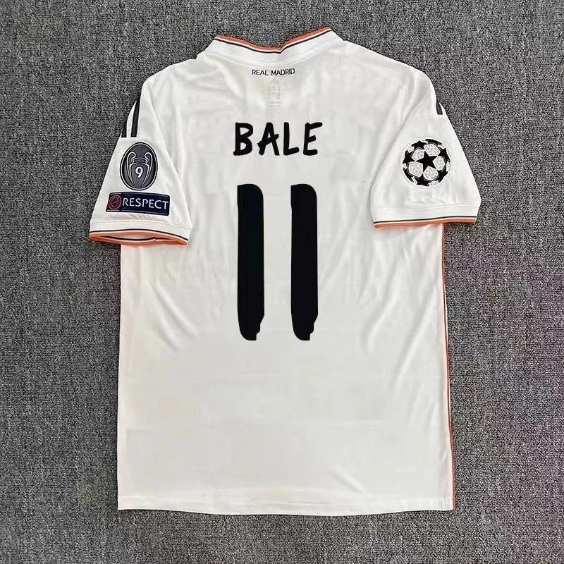 Classic Retro 2013_2014 Real Madrid Home football jersey 3d Printing Breathable Comfortable Outdoor Sports Training Short Sleeve