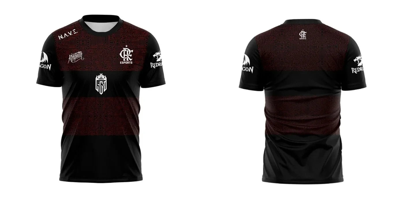 Jersey Uniforme Flamengo Los Grandes  Manto Da LGD 2025 New in Fashionable Casual Quick-drying Clothes Training T-shirt