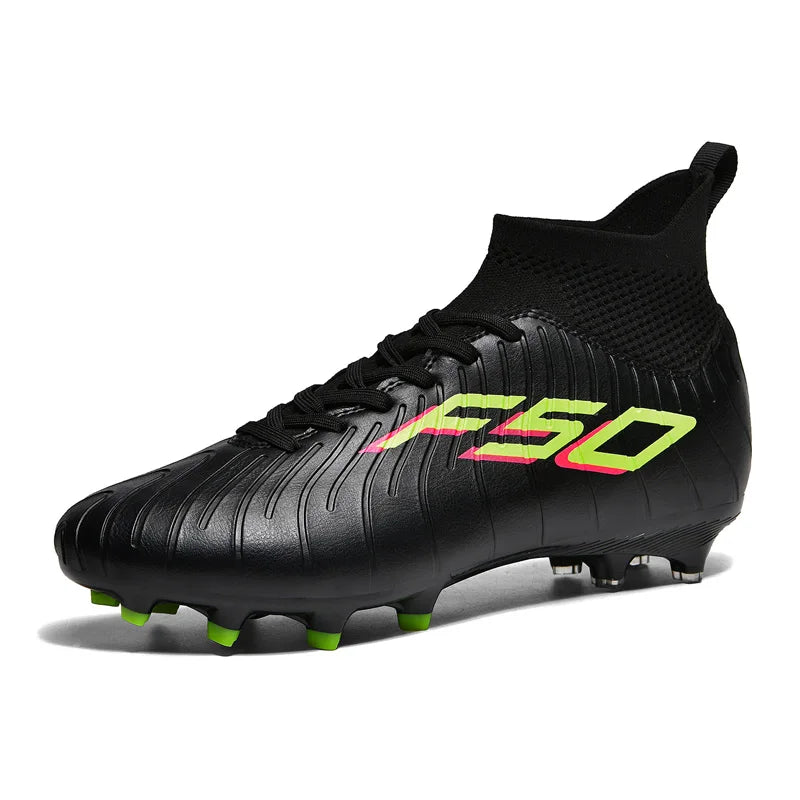 Professional Soccer Shoes Football Boots Unisex Studded Society Turf Cleats Adults TF/FG Training High-Quality Non-Slip Sneakers