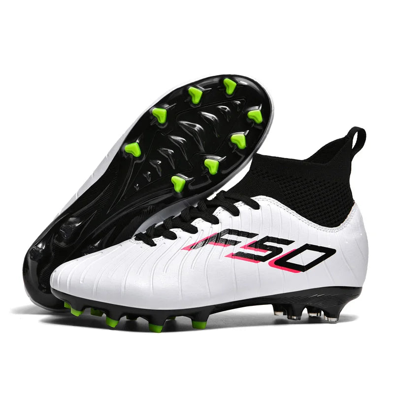 Professional Soccer Shoes Football Boots Unisex Studded Society Turf Cleats Adults TF/FG Training High-Quality Non-Slip Sneakers