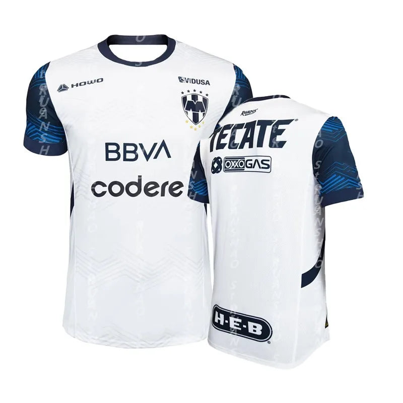 2025-26 New Arrive Style Rayados Monterrey Home Football Jersey Man Women Daily Soccer Sport T-Shirt Breathable Tee Fashion Top