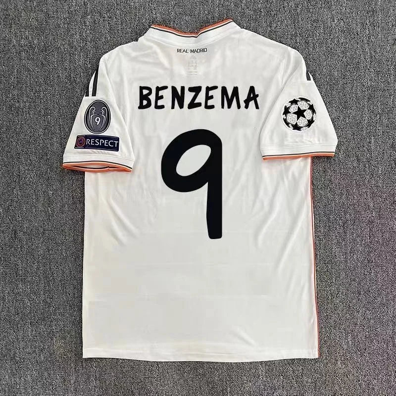 Classic Retro 2013_2014 Real Madrid Home football jersey 3d Printing Breathable Comfortable Outdoor Sports Training Short Sleeve