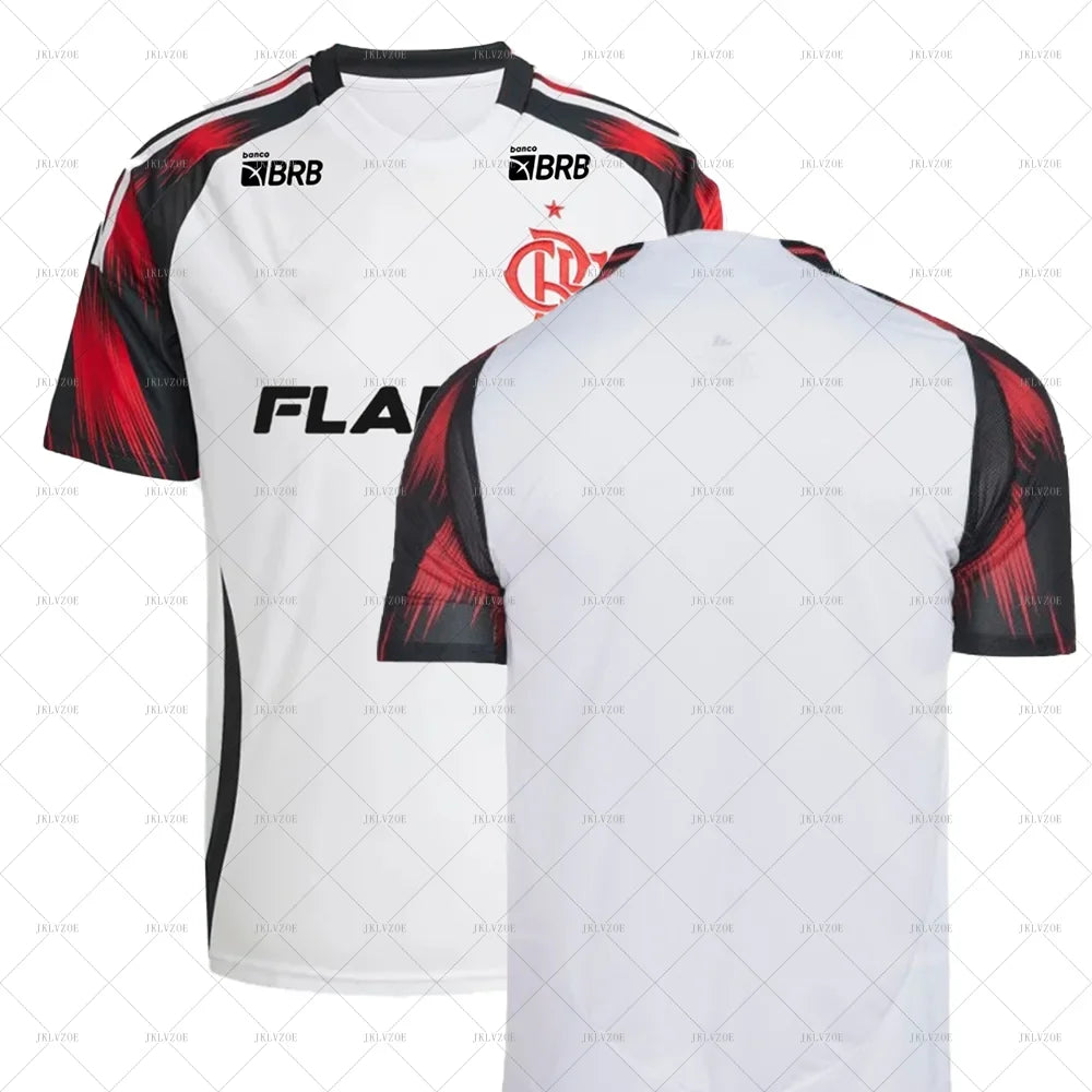 25 Best-selling Brazilian football men's and adult jerseys, Flamengo 3D grid football casual sports T-shirts for fans