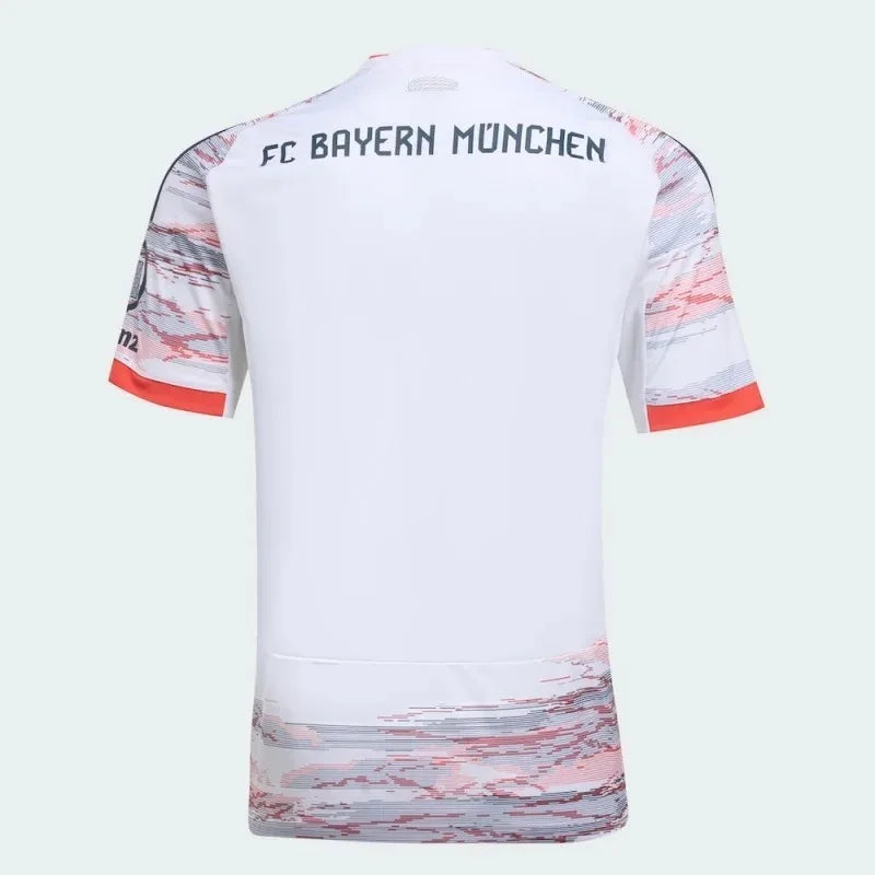 25-26 Bayern Munich Away Fan Version Muller Sports Training Short-sleeved Jersey Quick-drying and Breathable Men's T-shirt