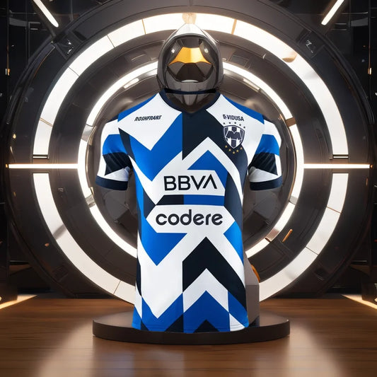 Summer Hot Monterrey Football Jersey Men's And Women's Sports Casual T-Shirts Outdoor Game Training Breathable Quick-Drying Tops