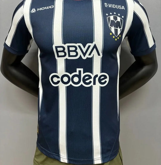 2025-26 New Arrive Style Rayados Monterrey Home Football Jersey Man Women Daily Soccer Sport T-Shirt Breathable Tee Fashion Top