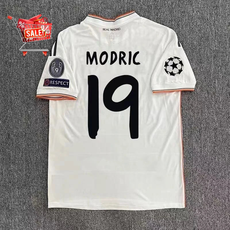 Classic Retro 2013_2014 Real Madrid Home football jersey 3d Printing Breathable Comfortable Outdoor Sports Training Short Sleeve