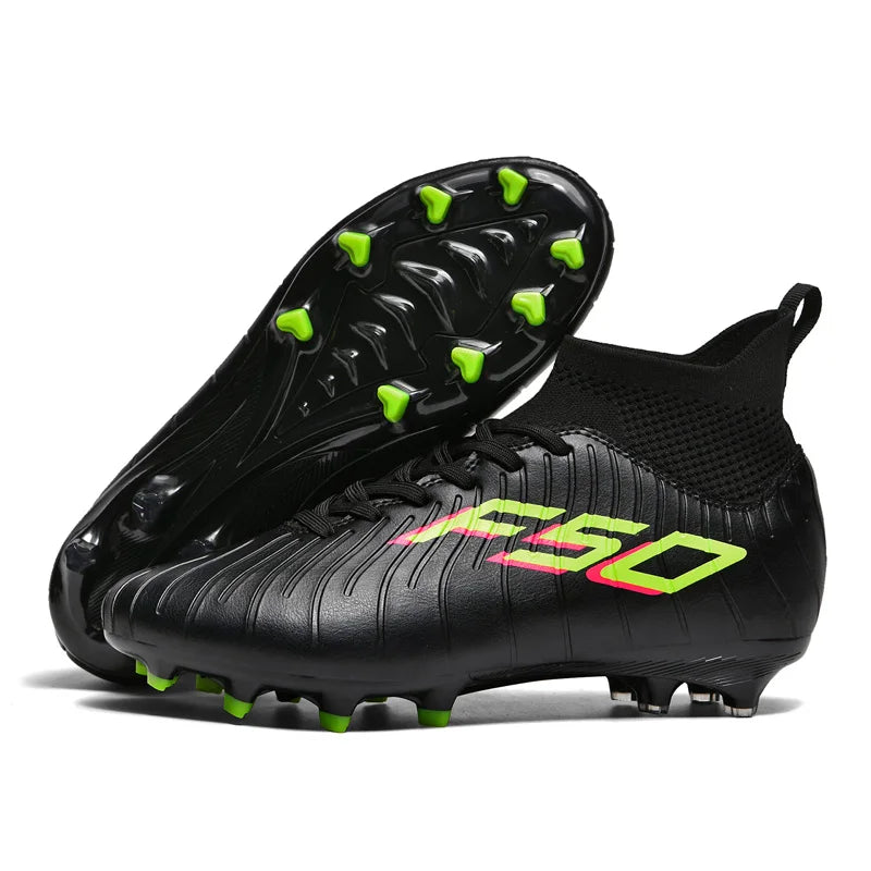 Professional Soccer Shoes Football Boots Unisex Studded Society Turf Cleats Adults TF/FG Training High-Quality Non-Slip Sneakers