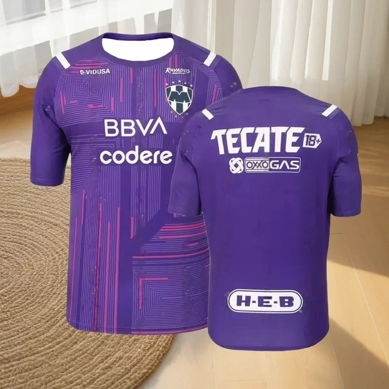 2025 Arrive Style Rayados Monterrey Home Football Jerseys Men Women Daily Sports 3DT-Shirt Breathable T-Shirt Fashion Top