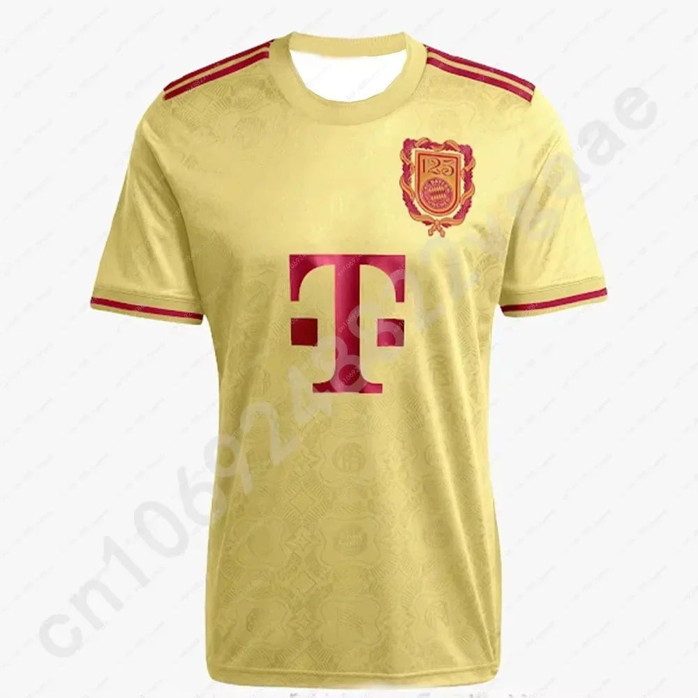 2025 Munich Children's Men's and Women's Adult Children's Football Jersey Bayern 125th Anniversary Game Team Quick-drying Top