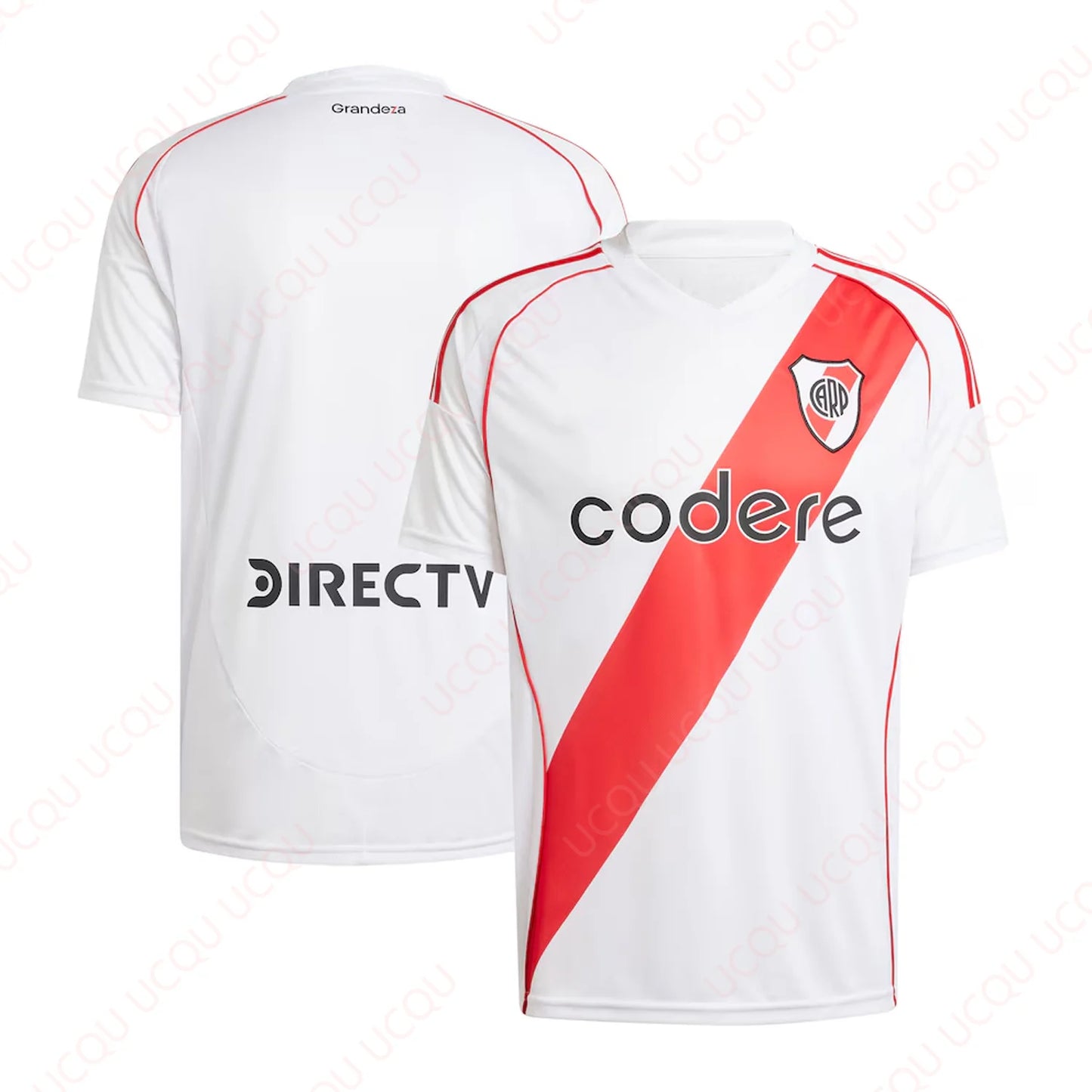 River Plate 2024/25 Home Jersey Outdoor Sweat Absorbent Quick Dry T-Shirt Summer Classic Casual Loose Adult&Kid Sportswear