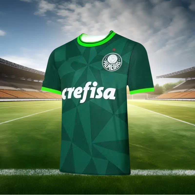2025 new fashion Palmeiras football jerseys for men and women, breathable and quick-drying sports and casual training T-shirts