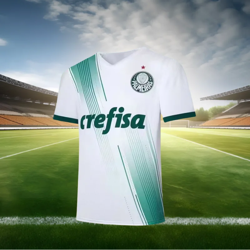 2025 new fashion Palmeiras football jerseys for men and women, breathable and quick-drying sports and casual training T-shirts