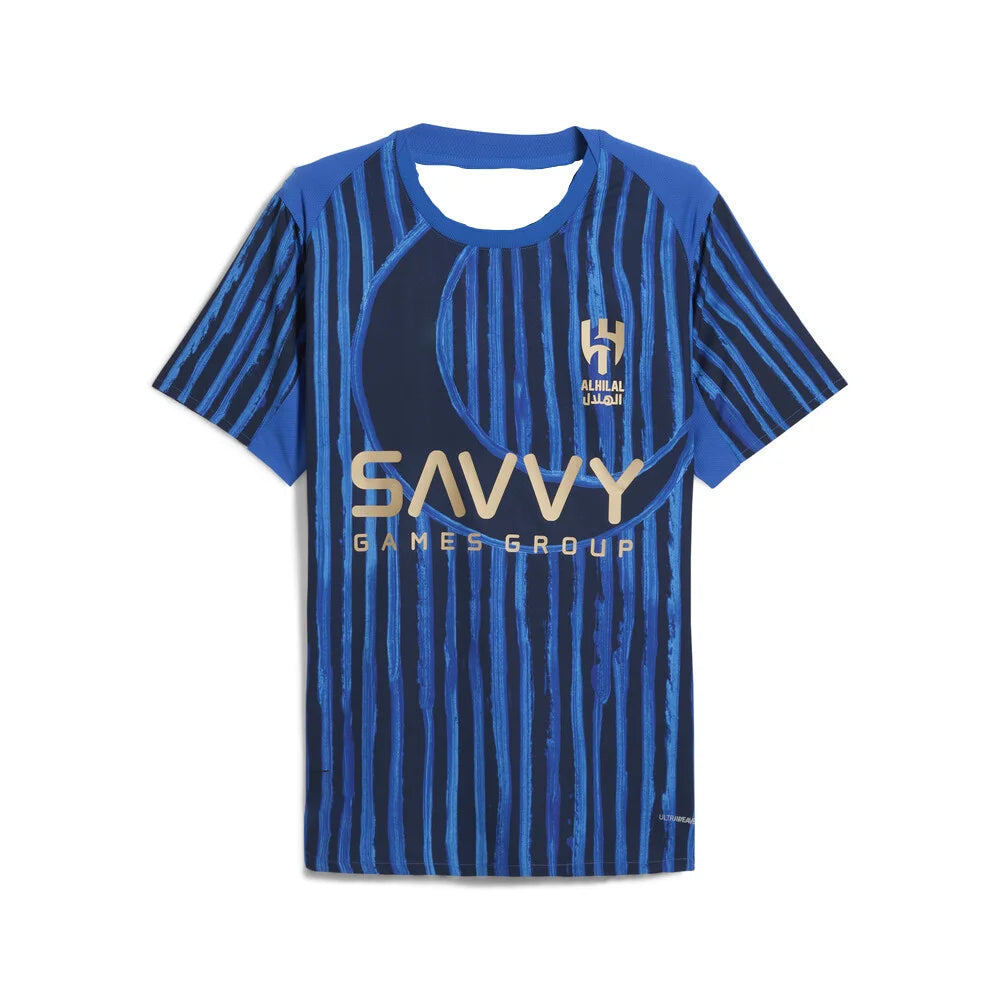 Hilal 2025-2026 Jersey T-shirt Casual Sports Fast-drying Breathable Adult Children Same Football Jersey