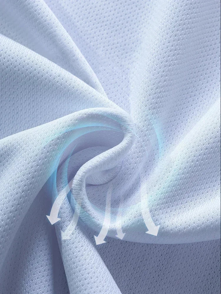 New Summer Men's Short Sleeve Sports T-shirt Real Madrid Football Jersey Warm-up Before The Match Jersey Tops Casual T-shirt