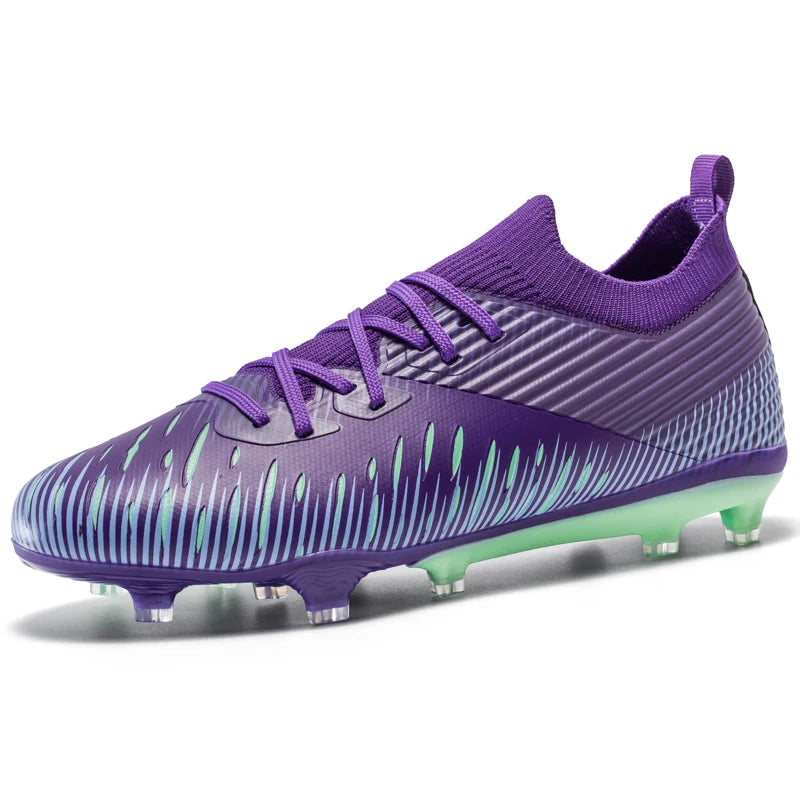 New Men’s Professional Soccer Shoes Women Football Boots Studded Society Turf Cleats Adults TF/FG Training High-Quality Sneakers