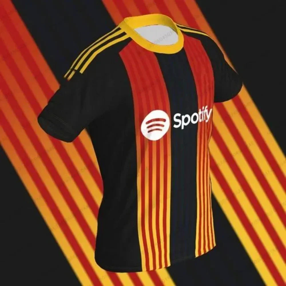 Summer Barcelona Special Edition Football Jersey Men Women's Comfortable Breathable Quick Drying Motorcycle Training T-shirts