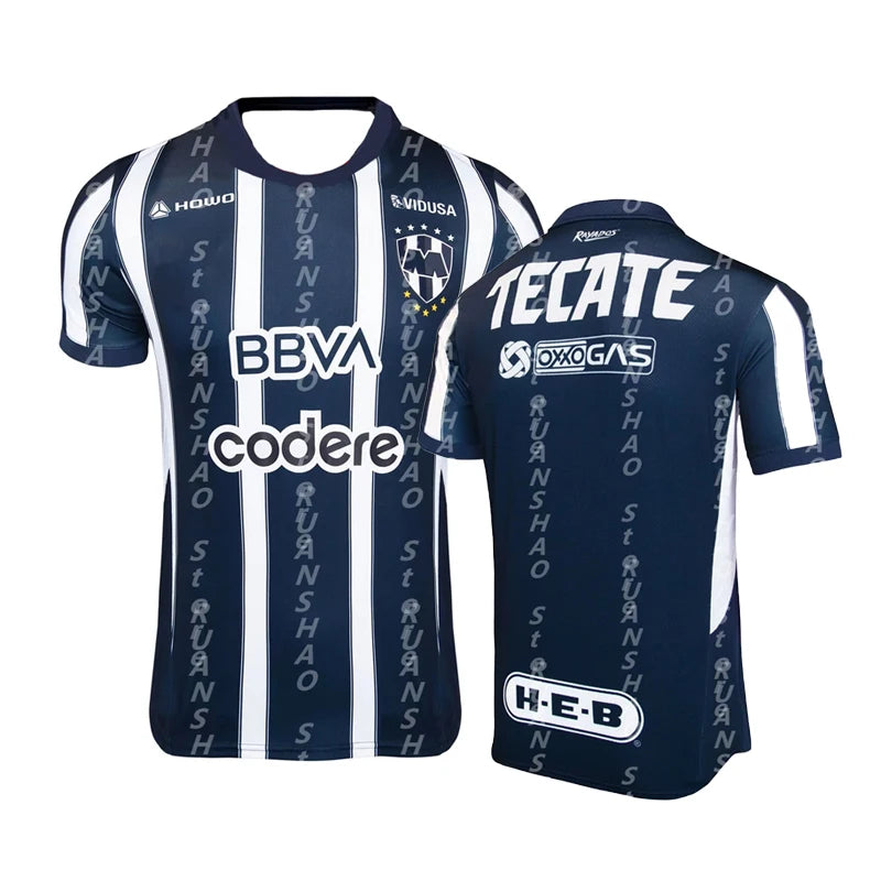 2025-26 New Arrive Style Rayados Monterrey Home Football Jersey Man Women Daily Soccer Sport T-Shirt Breathable Tee Fashion Top
